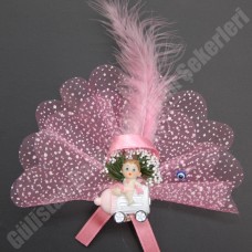 Biberon Üzerinde Bebek Şekeri Pembe (STOKTA YOK)